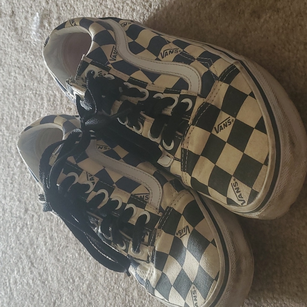 Vans classic checkerboard two tone